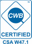 CSA W47.1:03 Certified